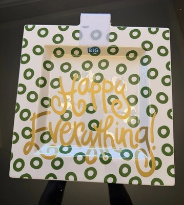 Happy Everything!  PERIDOT LARGE SQUARE PLATTER Coton Colors Laura Johnson