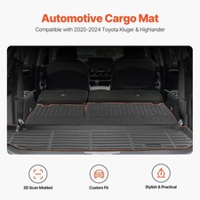 New Cargo Mats Compatible with Toyota Kluger Highlander 2020-2024, CNewtom Fit