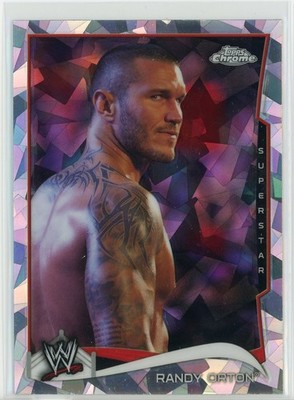 2014 Topps Chrome WWE 38 Randy Orton Atomic Refractor
