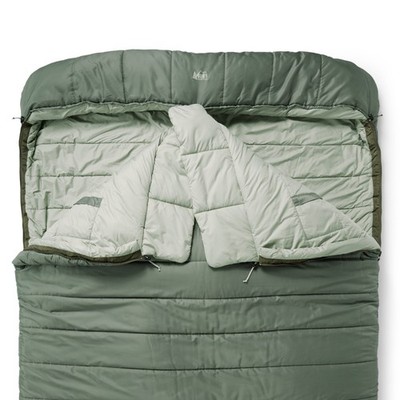 REI Co-op Siesta Hooded 20 Double Sleeping Bag, Medium, Ships Free