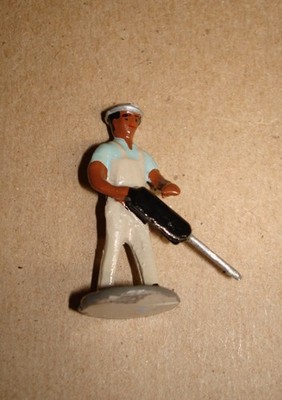 Figure for American Flyer - Workman w/ Jack Hammer [O-728 e]