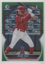 2023 Bowman Chrome Prospects Green Refractor /99 Jorge Ruiz #BCP-123 6a7