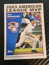 2004 Topps - AL MVP Award #716 Alex Rodriguez Texas Rangers 