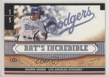 2002 Fleer Genuine Bat's Incredible Shawn Green #BI9 0q3