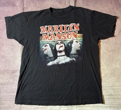 Vintage Marilyn Manson 90's Sweet Dreams T-Shirt Tee Tultex Men's