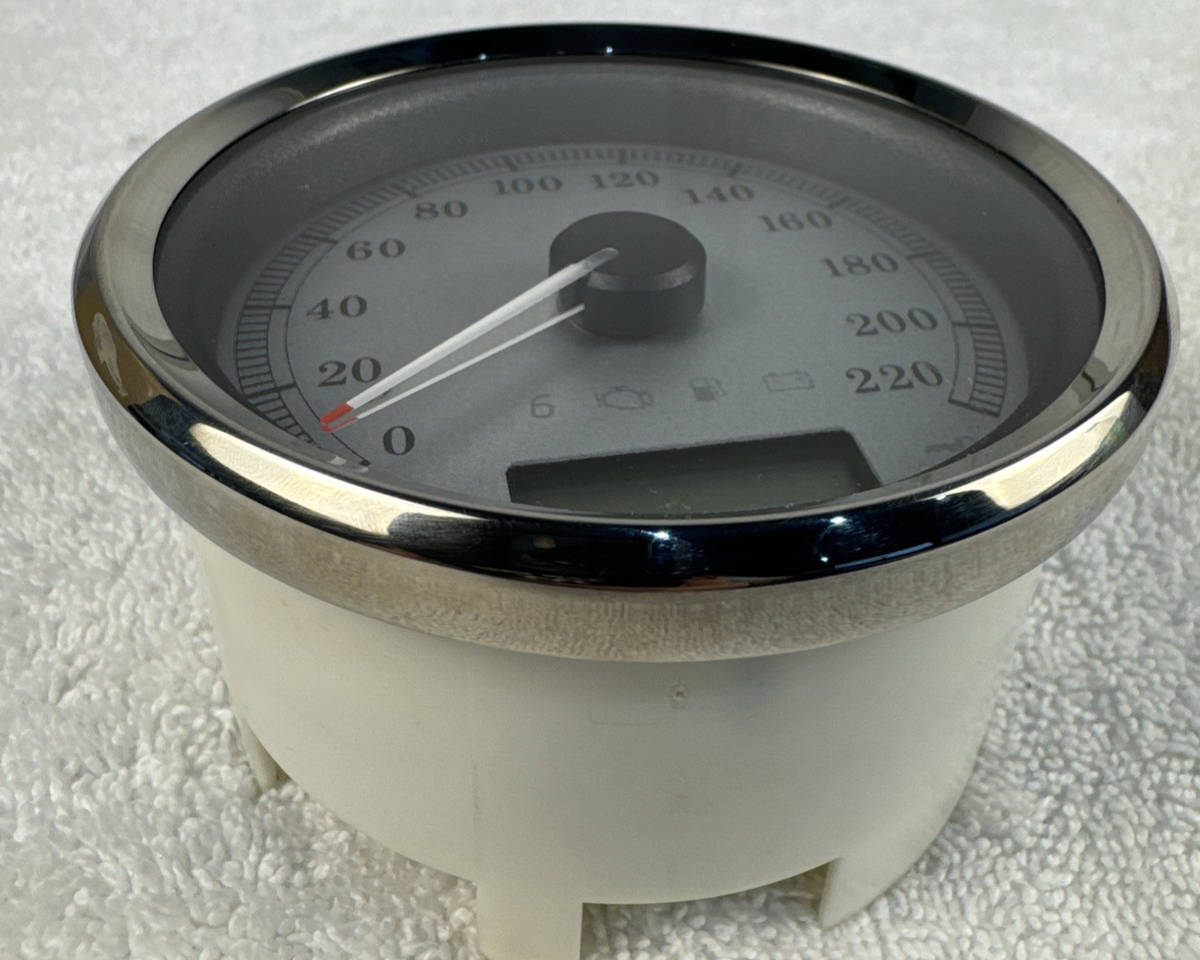 HARLEY DAVIDSON GENUINE SPEEDO 4/KPH/CALIB SLVR FACE 67281-08 | eBay