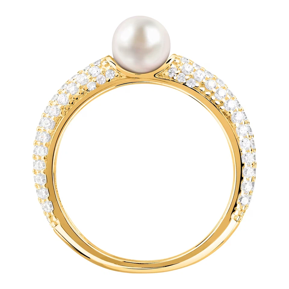 Anello donna gioielli Morellato linea Perla SXU51 argento 925 perla natur mis 16 - Immagine 2 di 4