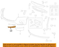 GM OEM 22-23 Traverse Bumper Components-Fog Lamp Bezel 84541294