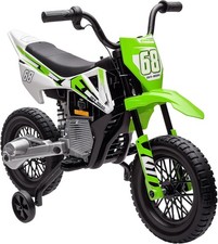 Kids Electric Ride On Motorbike 12V Childrens Motorcycle Vehicle Green