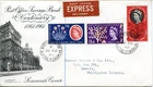 1961 POSB GREAT BRITAIN QE2 RPS/BPA ILLUS.  FDC BLYTHE RD W. KENSINGTON CDS PMKS