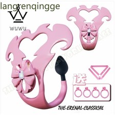 Male Chastity Cage Sissy Abstinence Restraint Cage Chastity Device Cb Lock Men