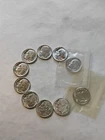 Lot of 10 90% Silver 🔥Roosevelt Dimes🔥 1946-1964 P D AU/BU $1 Face #9