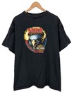  Vintage Harley Davidson Eagle Flames Shield Motorcycle T-Shirt L/XL