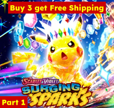 SV Surging Sparks Part 1 #01-97 You Choose NM - LP (Buy 3 get Free shipping)