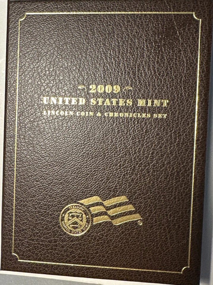 2009 US Mint Lincoln Coin & Chronicles Set Proof Silver Dollar In OGP & w/ COA 2 Foto 3 de 4