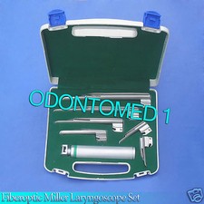 Fiberoptic Miller Laryngoscope Set(1 handle C,Six Miller Blades) LS-3123