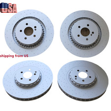 Front+rear rotor kit A2214230812 for Mercedes S63 S65 Cl63 Cl65 Amg A2214211312