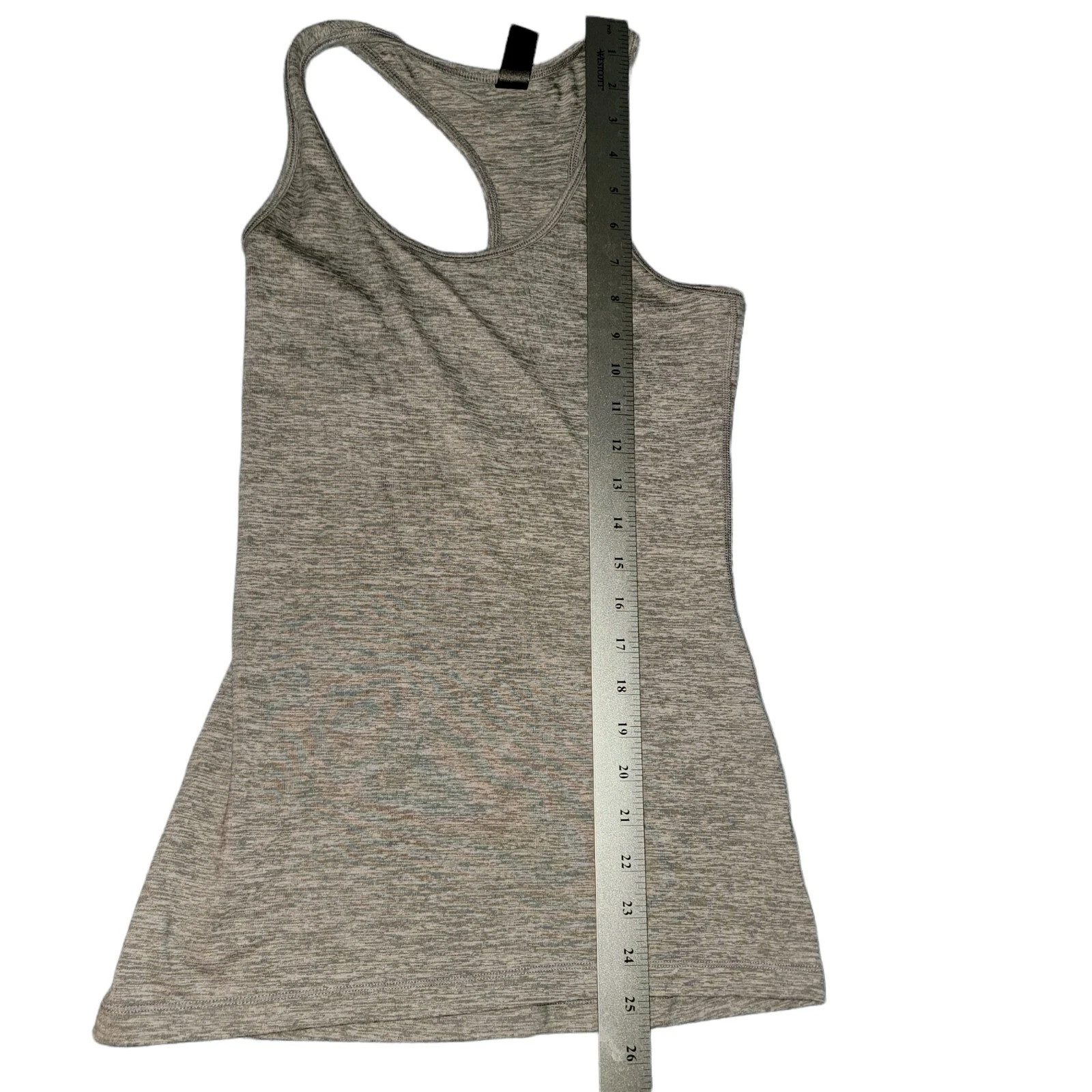 yogalicious buttery soft stretch knit heathered racerback tank-top