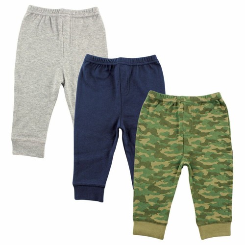 Luvable Friends Toddler Tapered Ankle Pants, 3-Pack, Camo - 第 1/1 張圖片