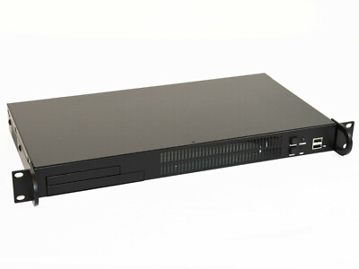 Guanghsing GHI-106 S-B, 19'' Rackmount Server Gehäuse, 1U(1HE) 6,7''x6,7'' Mini ITX