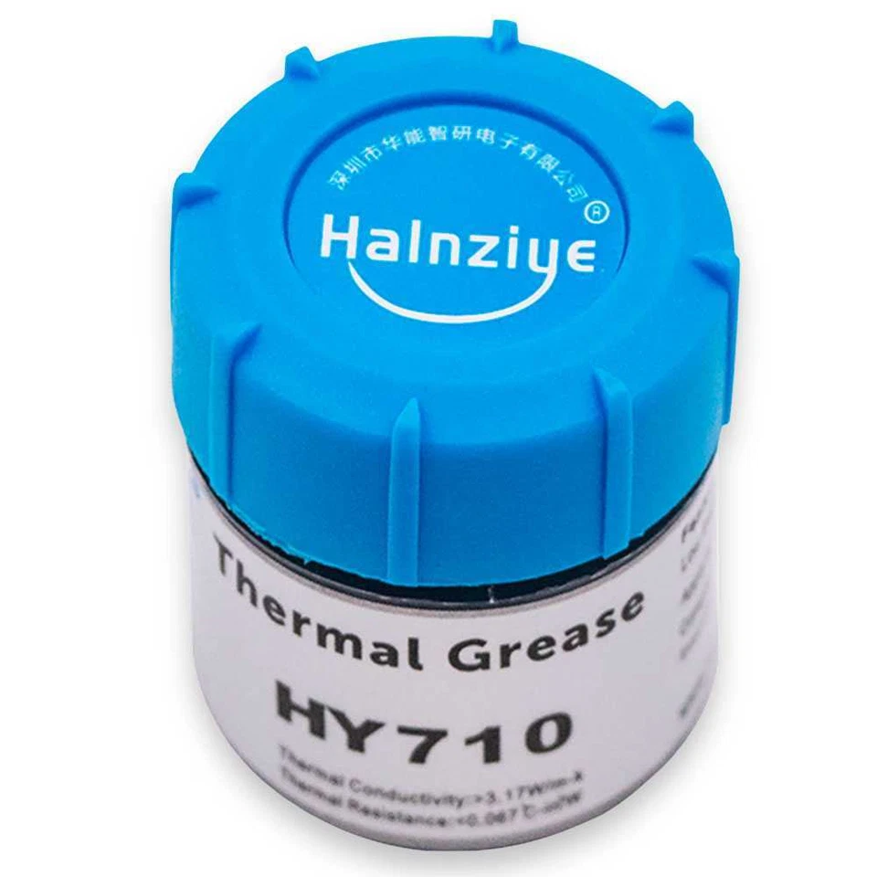 Pate Thermique Halnziye HY710 3.17 W/m-k 10g en Pot pour Processeurs CPU Argent - Photo 2/4