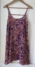 Intimately Free People Paisley Trapeze Slip Dress Sz XS