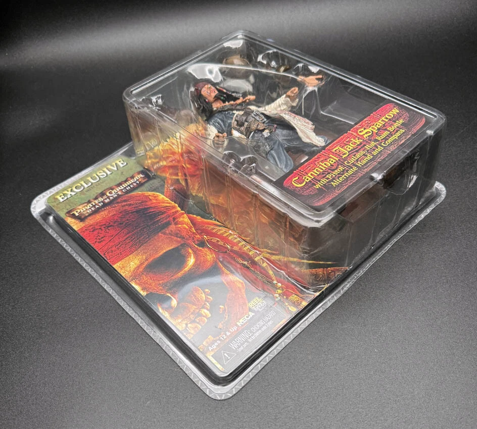 Jack Sparrow NECA SDCC 2006 Exclusive 7" Cannibal Pirates of the Caribbean NIP - Image 2 of 4