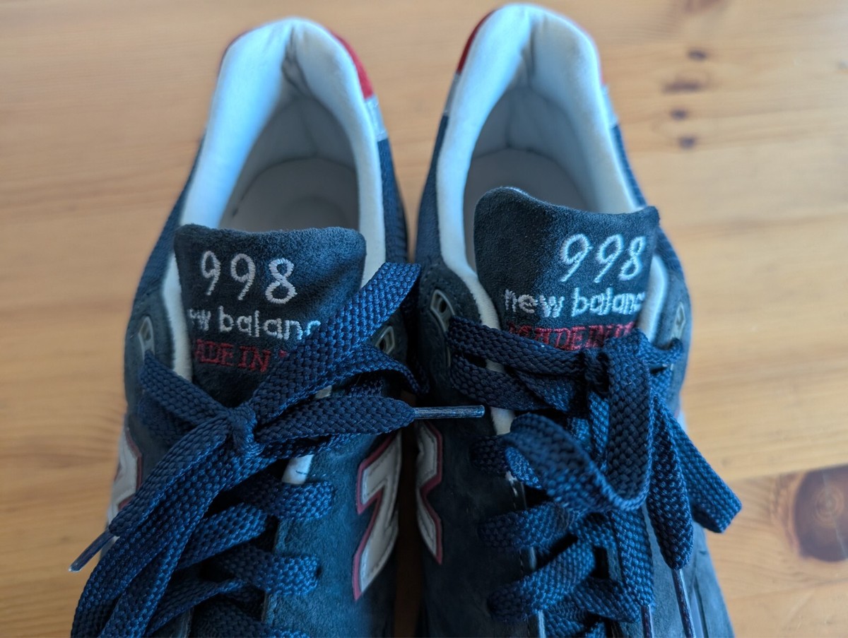 New Balance J. Crew x 998 Made in USA M998JC1 Navy Men's