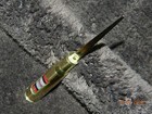 Militaria: 50 Cal Letter Opener w Afghanistan Campaign Ribbon in Lucite Plastic — photo 2