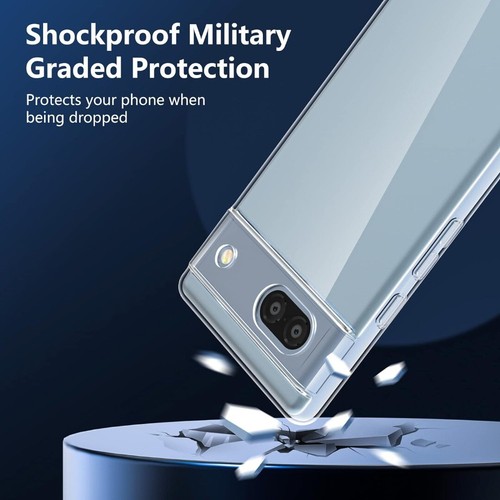 Clear Case For Google Pixel 8A/8PRO, Silicone Gel Phone Cover & 2 X Screen Glass - Picture 6 of 12