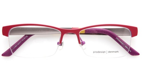 PRODESIGN DENMARK 1287 c.4021 RED EYEGLASSES FRAME 52-17-140mm (DISPLAY MODEL) - Picture 9 of 12