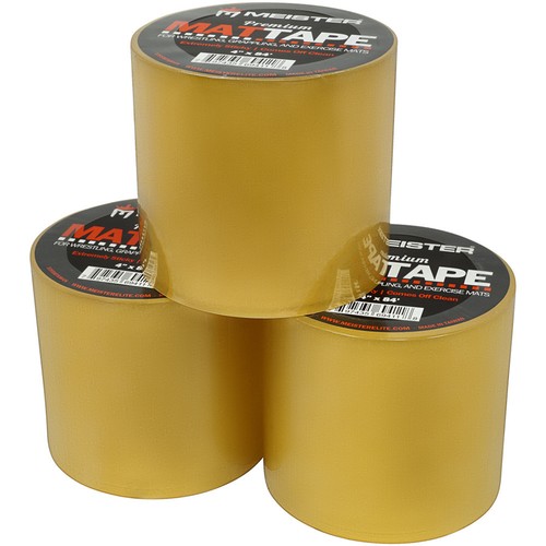 MEISTER 4" TRANSPARENT PREMIUM WRESTLING MAT TAPE - Gym Exercise Grappling Floor - Picture 3 of 3