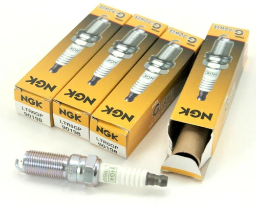 NGK G-POWER Platinum Spark Plugs LTR6GP 90198 Set of 4