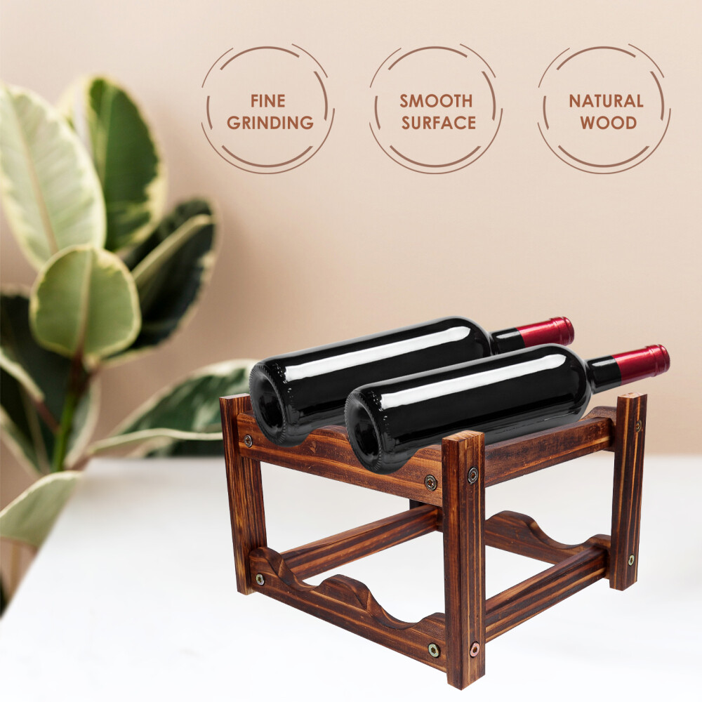 Wine Rack Wooden Free Standing Bottle Holder Display Storage Racks eBay