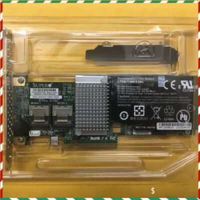 Supermicro AOC-SAS2LP-H8iR LSI 9260-8I 512MB PCIex8 SAS 6GBs /8 Port+ Battery
