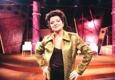 Presenter Mylene de La Haye of Dutch TV show Lief en Leed 1990s Old Photo