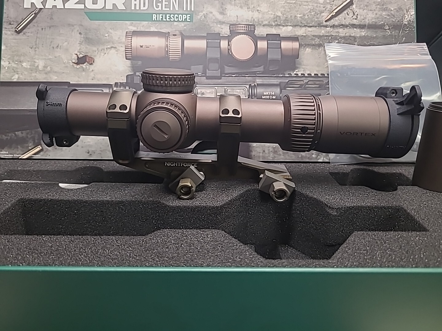 Vortex Optics Razor HD Gen III 1-10x24 Scope With Nightforce 34mm ...