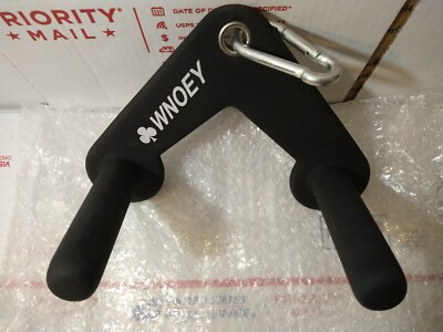 WNOEY LAT V Bar Cable Attachment Gym Back Row HQ Dipped Non Slip GRIP Coating