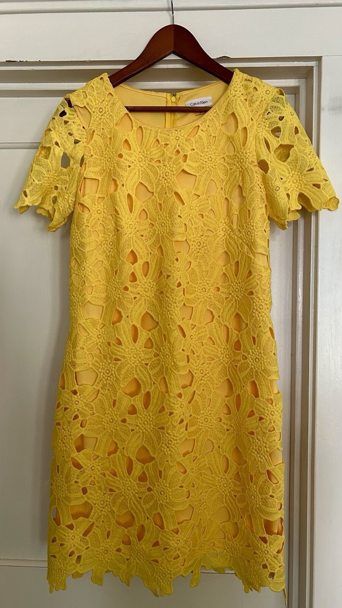 chinese dress ladies The Hazel Dress in Transparent Yellow Lace 12 / Transparent Yellow Lace