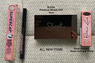 MAKE UP NEUWARE ~ SCHLANKE EDELMETALLPALETTE ~ VORTEIL ROLLER LASH ~ EYELINER