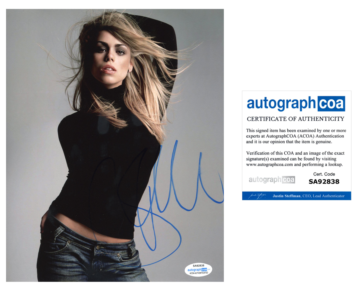 Billie Piper Sexy Doctor Who Autographed Signed 8x10 Photo ACOA