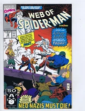 Web of Spider-Man #72 Marvel 1991 '' the Reckoning ! ''