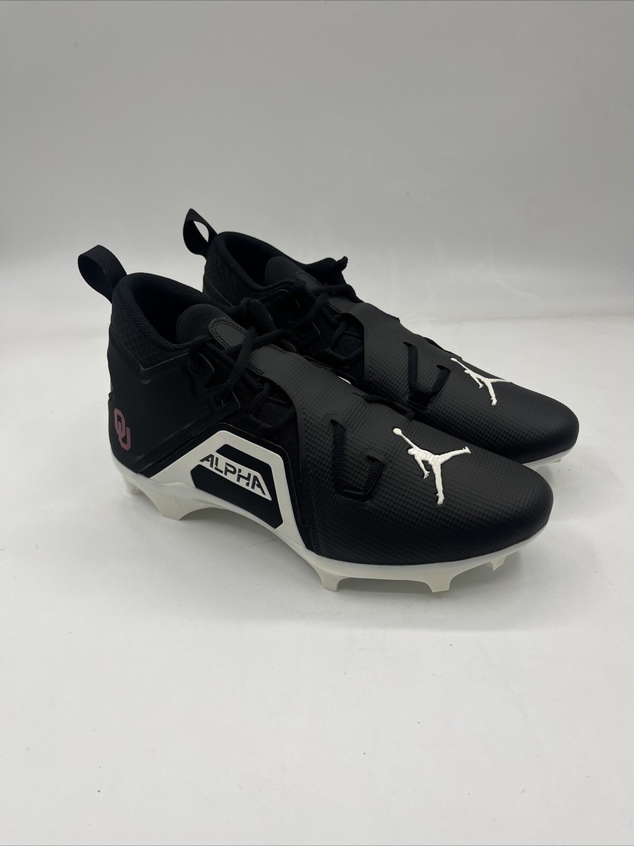 Jordan Alpha Menace Pro 3 OK Sooners PE W Football Cleats  display picture 2