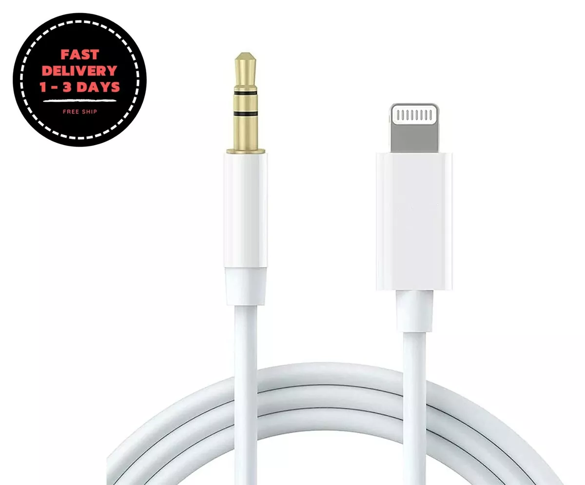 Cable Adaptador Lightning Jack Auriculares Compatible iPhone