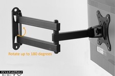 InstallerCCTV Universal Cantilever Wall Mount for 14"-30" LCD/LED TV/Monitor