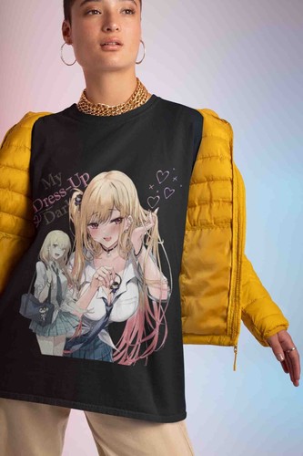 Maglietta My Dress Up Darling Marin Kitagawa maglietta regalo amanti degli anime Waifu - Foto 4 di 6