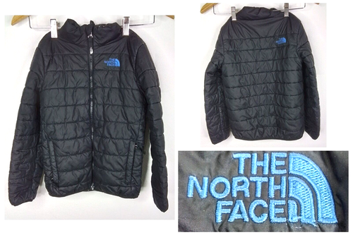 The North Face Black Puffer Jacket Boy's Small 7/8 #W3575