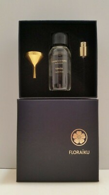 FLORAIKU FLOWERS TURN PURPLE 2 oz / 60 ml EDP REFILL, SPRAYER ,FUNNEL-NEW BOX
