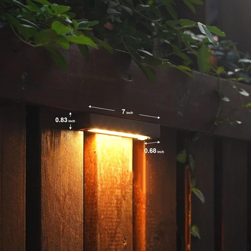 GOODSMANN Low Voltage Retaining Wall lights 6PK 7 Inch 5CCT Hardscape Lights 3W - Picture 7 of 9