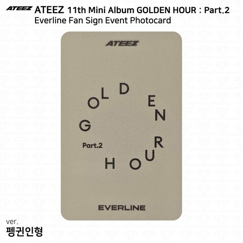 ATEEZ Golden Hour Part.2 Fan Schild Event Fotokarte AP EL HL MS MA FS KPOP K-POP - Bild 28 von 104